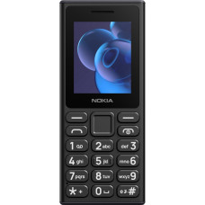 Nokia 105 2G Edition 2025 (Dual SIM, 1,77-tolline ekraan, 1000 mAh aku, 32 MB, 3,5 mm kõrvaklapipesa, FM-raadio) Charcoal