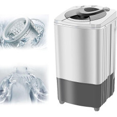 WhAeoy Spin Machine, energia- ja energiasäästlik spinner, sinine valgus + 9,5 kg + roostevabast terasest sisemine silinder, gravitatsiooniline kuivati, kodudesse, ühiselamutesse, A