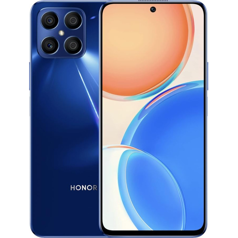 HONOR X8 mobiiltelefon lukustamata 6+128GB FullView ekraan 6.7