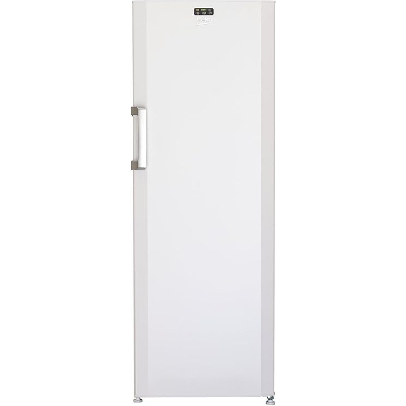 Beko FS127940N B100 Freestanding Freezer, 244 L Total Capacity, 5 Freezer Drawers, 2 Freezers, Quick Freeze, MinFrost, Door Alarm, 36 dB, White