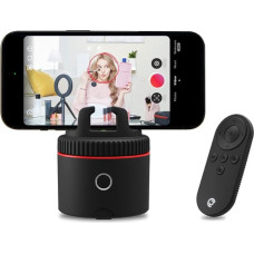 Pod Red - Auto Tracking Pod for Creative Content - 360° Hands-Free Photos and Videos - Live Streaming - Video Calls - Smart Cameraman - for iPhone and Android