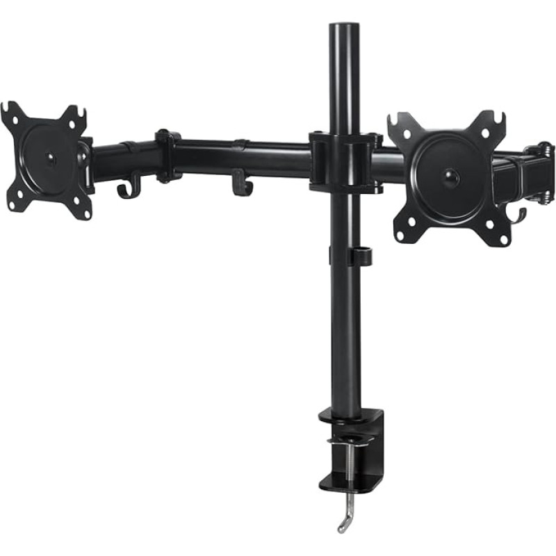 ARCTIC Z2 Basic - Double Monitor Arm, Monitor stand for up to 32''/25'' Ultrawide, up to 15 kg (33 lbs), 360° rotation, Easy Monitor adjustment - Black