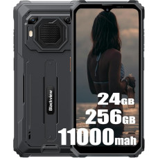 Blackview BV6200 Plus välitingimustes kasutatav Simlock-free mobiiltelefon, 11000 mAh, 24GB + 256GB/2TB, nutitelefon ilma lepinguta, 98DB kõlar, 6,56-tolline HD+, IP69K veekindel, ehitusplatsi mobiiltelefon, 16MP +