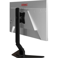 Duronic DM12D1 Monitor Base, Stand for 17-27 Inch Screen, Height Adjustable, 8 kg Load Capacity, VESA 75/100, Tilt Angle (-) 15°, Rotates 360°, Steel Monitor Stand, Pivot