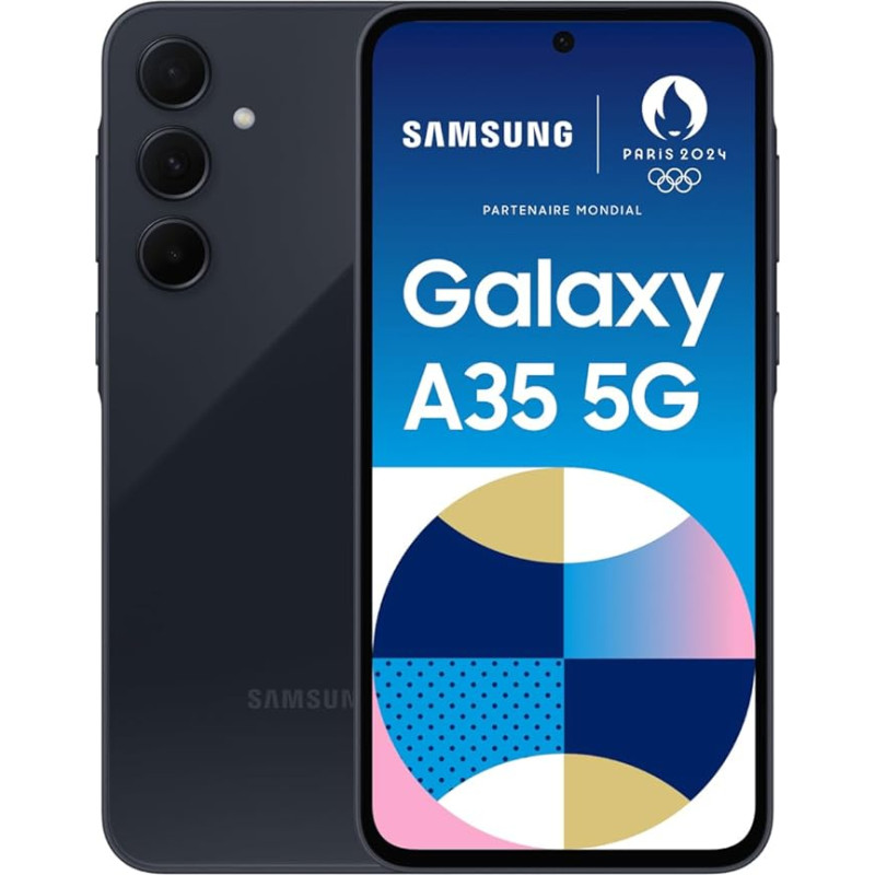 Samsung A356B/DS Galaxy A35 5G, Dual, 256GB 8GB Ram, Awesome Navy
