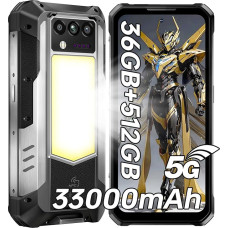 OUKITEL WP100 5G Välimaa mobiiltelefon laserangomeetriga, 33000mAh/66W, 36GB + 512GB/1TB Välimaa nutitelefon ilma lepinguta, Android 14, 200MP kaamera, 6,8-tolline FHD+, IP68 veekindel/1200LM Camping