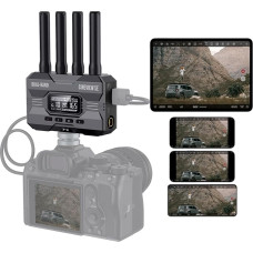 Accsoon CineView SE SDI ja HDMI traadita saatja, 2.4GHz+5GHz kahesageduslik saatja 1080P60fps, 1200ft/50ms, 0.05s viivitus, 4 rakenduse jälgimine (ainult saatja)