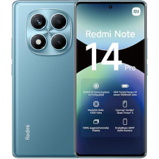 Xiaomi Redmi Note 14 Pro, nutitelefon, 8 + 256 GB, sinine, 200 MP professionaalne AI-kaamera, 5500 mAh aku, 32 MP selfie-kaamera, AI-funktsioonid (laadur ei kuulu komplekti)