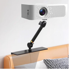 VexNook projektorihoidik voodile ja diivanile - fikseeritud stendi pikkus 20 cm, peidetud disainiga voodi diivanile projektorihoidik, ühildub 99% projektoritega, XGIMI, Nebula, VANKYO, Epson