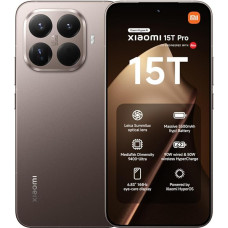 XIAOMI 15T Pro, nutitelefon 12 + 512 GB, 6,83-tolline 144 Hz silmasõbralik ekraan, MediaTek Dimensity 9400+, 50MP Leica 5X Pro teleobjektiiv, 5500 mAh, Moka Brown, 2-aastane garantii