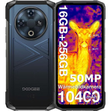 DOOGEE Fire 6 soojuskaamera väljas mobiiltelefon ilma lepinguta 10400mAh 256GB + 16GB/2TB TF väljas nutitelefon Android 14 ehitusplatsil mobiiltelefon 6.56-tolline ekraan 50MP kaamera