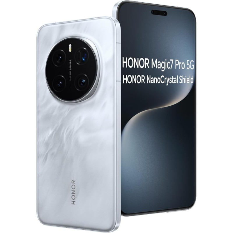 HONOR Magic7 Pro 5G nutitelefon, 12GB RAM 512GB ROM, Snapdragon 8 Elite, 200MP + 50MP + 50MP kolmekordne kaamera, 6,8