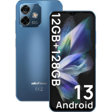 Ulefone Note 16 Pro Android 13 mobiiltelefon, 12GB + 128GB/SD-256GB, 6,52-tolline HD+5G WiFi, 50MP + 8MP kaksikkaamera 4400mAh nutitelefon, Dual SIM 4G nutitelefon ilma lepinguta, Face ID/GPS/OTG/Blue