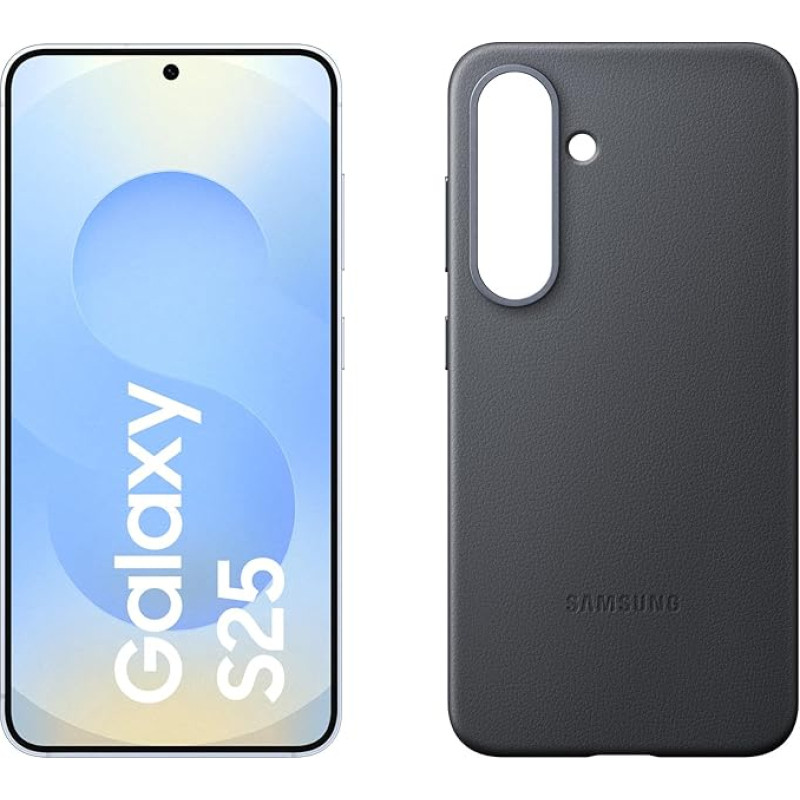 Samsung Galaxy S25 AI nutitelefon Galaxy AI-ga, 12 GB RAM, 256 GB mälu, Icyblue, 3-aastane tootjagarantii + Kindsuit ümbris