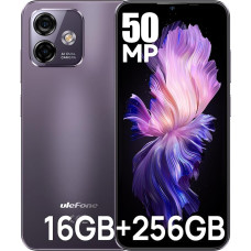 Ulefone Note 16 Pro mobiiltelefon ilma lepinguta 256GB, 50MP + 8MP kaamera 16GB RAM Octa Core Android 13 nutitelefon 6.52 tolli 4400mAh 4G Dual SIM Simlock tasuta telefon sõrmejälg Face ID GPS OTG 2 aastat