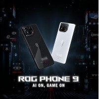 ASUS ROG Phone 9, ELi ametlik, Phantom Black, 12 GB RAM 512 GB mälu, Snapdragon® 8 Elite, 6,78-tolline 185 Hz AMOLED, Sony® Lytia 700: 50 MP kaamera