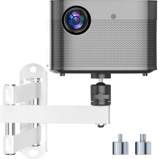 suptek MA1330YTW kokkupandav projektori seinakinnitus universaalne reguleeritav seinaprojektori kinnitus 6.35mm M4 M6 kruvi suurus, valge