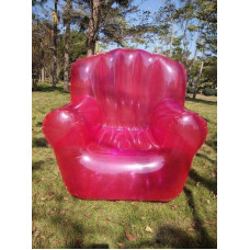 Läbipaistev täispuhutav diivan Tool Diivan Double Person Clear Inflatable Chair Täispuhutav diivan Bean Bag Lazy Diivan Tool Camping Mööbel tagahoovis Järve rannas Rannas Reisimine Camping Picnics Muusika