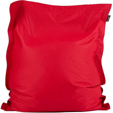Bean Bag Bazaar Kids Big Bag - punane, eriti suur, 120cm x 100cm - siseruumides, väljas, veekindel, hiiglaslik põrandapadi BeanBag lounger
