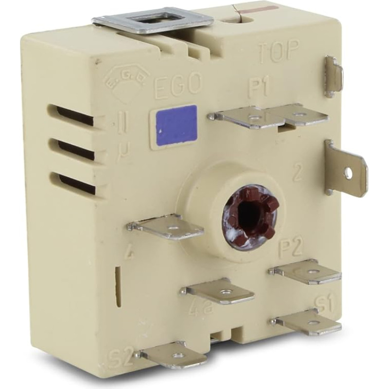 DL-pro pliidilüliti EGO 50.55071.100 5055071100 topeltringi energiakontrolli lüliti regulaator plastist pliidile