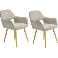 Komplekt 2 riidest söögitooli, köögitooli, elutoatooli, lauatooli,