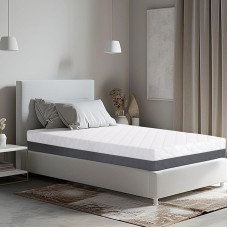 TANHK Single Extra Memory madrats, 100% Made in Italy, Medium Firm, ortopeediline, rõhupunktide leevendussüsteem, hüpoallergeenne, antibakteriaalne ja lestavastane, kõrge hingavus, 90 x 200 cm.