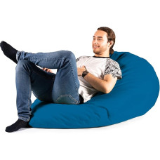BuBiBag Bean Bag lastele Teardrop kuju Öko-Tex 100 - Outdoor Bean Bag või kui Indoor Gaming Bean Bag, laste Bean Bag lastetoas, täidetud EPS helmedega (Royal Blue)
