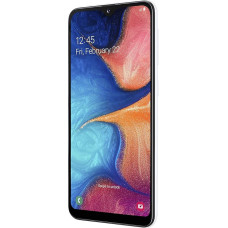 Samsung Galaxy A20e nutitelefon (14,7 cm (5,8 tolli) 32 GB sisemälu, 3 GB RAM, Dual SIM, sinine) - Saksa versioon, valge