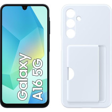 Samsung Galaxy A16 5G nutitelefon ilma lepinguta, mobiiltelefon Androidiga, 50 MP põhikaamera, 16,91 cm / 6,7-tolline ekraan, 128 GB, sinine must + kaardipesa kate, sinine