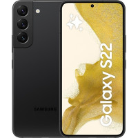 Samsung Galaxy S22, Android nutitelefon ilma lepinguta, 6,1-tolline dünaamiline AMOLED ekraan, 3700 mAh aku, 256 GB/8 GB RAM mobiiltelefon Phantom Black koos -