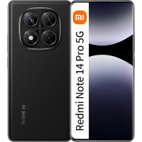 Xiaomi Redmi Note 14 Pro 5G 12GB RAM + 512G ROM nutitelefon 6.67 tolli 120Hz 200MP 5110mAh 45W aku, must (koos laadijaga)