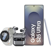 Samsung Galaxy S25 Ultra AI nutitelefon Galaxy AI-ga, 12 GB RAM, 256 GB mälu, Titanium Blue, 3-aastane tootja garantii + Galaxy Watch7 nutikell + Galaxy Buds3 Pro