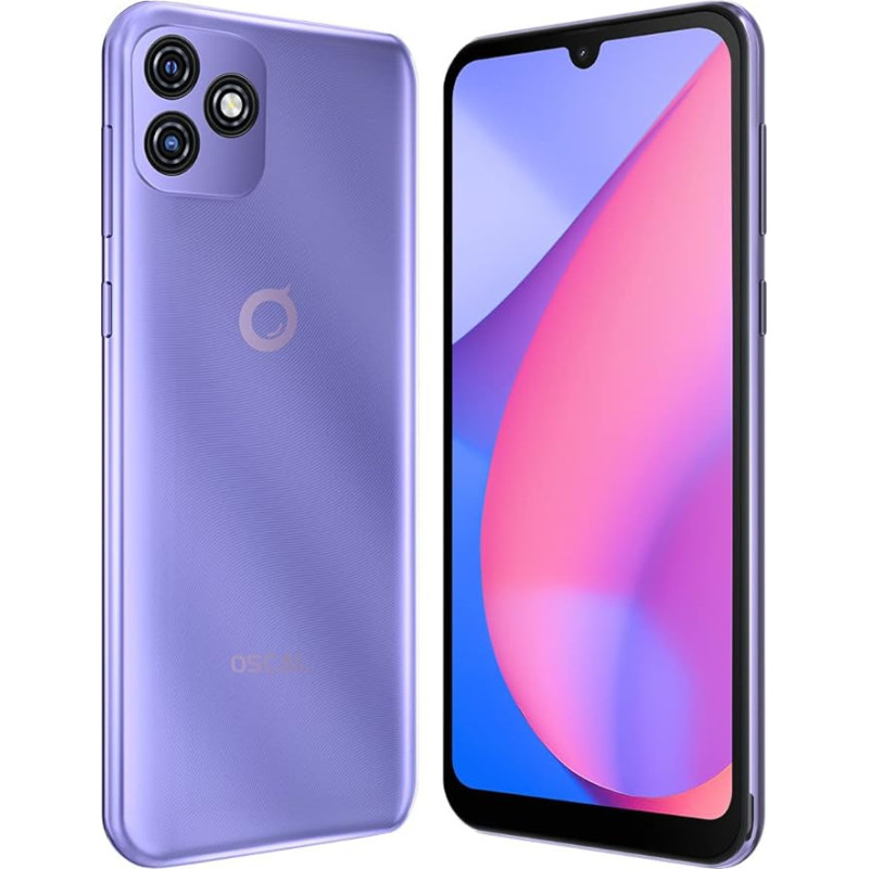 OSCAL C20 Android 11 3G nutitelefon ilma lepinguta, Dual SIM mobiiltelefon, 6,08-tolline HD+ ekraan, Unibody disain, Quad-Core 1GB RAM + 32GB ROM, 2MP + 5MP Dual Camera, 3380mAh aku GPS WiFi Face