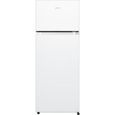 Gorenje RF414DPW4 Külmik-pagasikapp / Vabalt seisev / EK:D / 39 dB / 206 liitrit mahutavust / CrispZone / EcoMode / Täisautomaatne sulatamine / Ukselukk vahetatav / K x S x S: 143,6 x 55,4 x 54,2 cm