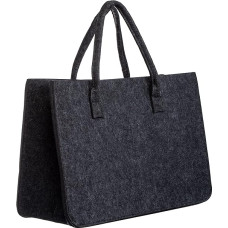 Brandsseller Felt Bag, Shopping Bag, Firewood Bag, Storage Basket, Approx. 50 x 34 x 27 cm
