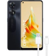 OPPO Reno8T 8GB + 128GB SIM-vaba nutitelefon Kaamera 100MP + 2MP mikroskoobi kaamera Android 5000mAh Kiirlaadimine 33W Must