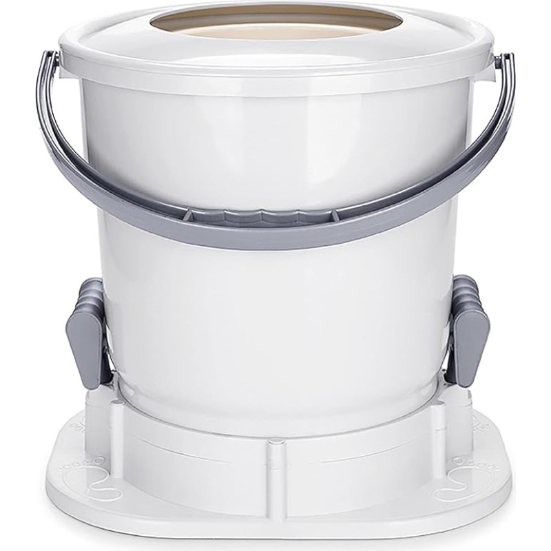 HYMART Hand Cranked Manual Clothes Spin Dryer, Portable Mini Washing Machine, Easy to Use for Motorhomes, Suitable for Camping, Portable, Non-White