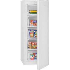 Bomann Freezer 143 cm, 4 Star Freezer, Temperature Range: ≤ -18°C, Freezer Quiet 40 dB, Interchangeable Door Hinge, Large Freezer, 168 L Freezer, GS 7364 White