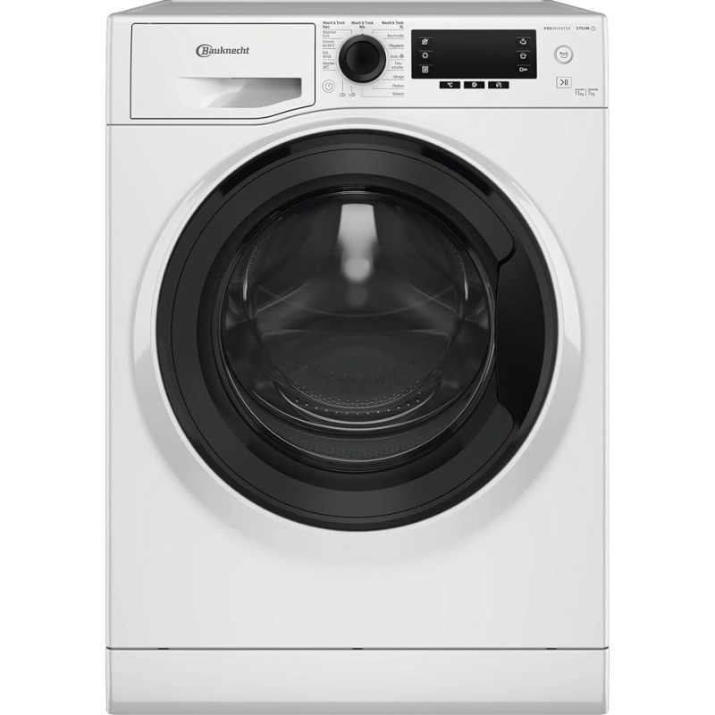 Bauknecht WATK Sense 117B 59 N Washer Dryer / 11 kg Wash / 7 kg Drying / Stains 40° / Steam Program / Dynamic Inverter Motor / Wool Program / Short 30 Inches