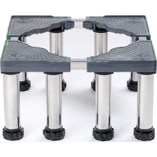 Washing Machine Base Stainless Steel Moisture Resistant Fridge Holder Electric Holder Height Adjustable 24-27cm for Tumble Dryer Washing Machine