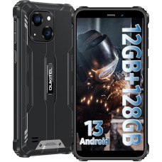 OUKITEL WP32 Androidi 13 välitelefoni, 12GB + 128GB (1TB laiendatav), vastupidav nutitelefon ilma lepinguta, 15 cm, HD+ ehitusplats, 20MP + 5MP kaamera, 4G Dual SIM, IP68/NFC/OTG/GPS/Face ID