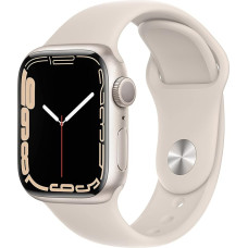 Apple Watch Series 7 (GPS, 41 mm) - alumiiniumist korpus Polar Star koos spordirihmaga Polar Star (uuenenud)