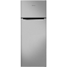 Amica DT 374 160 E Fridge/Freezer Combination/Standing Appliance/Stainless Steel Look / 144 cm (H) 54 cm (W) 55 cm (D)