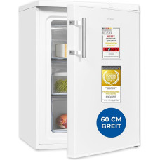 Exquisit GS18-H-170E Freezer 60 cm Width, 98 Litres, Small, 3 Drawers, 4-Star Freezer, Handle, White
