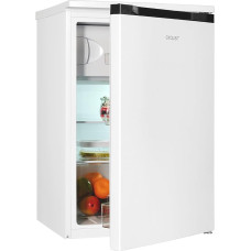 Exquisit KS515-4-051C Fridge with 4-Star Freezer, 107 Litres, 2 Shelves, Vegetable Drawer, Interchangeable Door Hinge 55 cm Width, Compact, Small, White