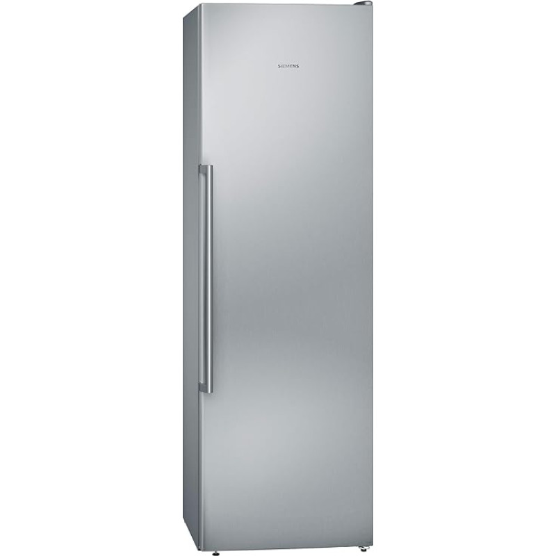 Siemens GS36NAXEP iQ500, Freestanding Freezer 186 x 60 cm, 242 L, noFrost, iceTwister, Even Cooling, varioZone - Flexible Compartments, AntiFingerprint, Brushed Black Steel