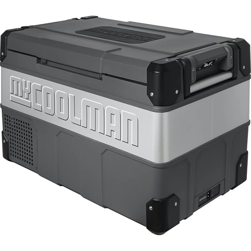 Milenco myCOOLMAN Two-Zone Compressor Cooler/Freezer Box 53 Litres, The Explorer, Grey