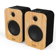 House of Marley Get Together Duo Bluetooth-kõlarid - jätkusuutlikult valmistatud riiulikõlarid, traadita helisüsteem, võrgutoitega / 20-tunnine aku, Aux-in funktsioon, kõrglahutusega võimendi
