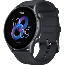 Amazfit GTR 3 Pro 46 mm Smartwatch Pro spordikell koos GPS-i, südame löögisageduse jälgimise, SpO2, üle 150 spordirežiimi, Bluetooth-kõned, muusika juhtimine, Alexa (must), üks suurus.