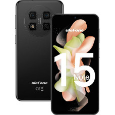 Ulefone Android 12 mobiiltelefon Note 15 6.22 tolli HD+ nutitelefon Odav 32GB ROM + 5GB RAM/TF-64GB Dual SIM Unlocked nutitelefon 3 pesa / Face ID/WiFi/GPS/CTIA 3,5 mm mustad